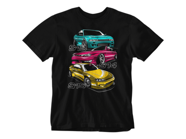 Camiseta Nissan Silvia Generaciones S13 S14 S15